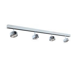 Top Light Puk Mini Choice Turn Deckenstrahler-Chrom-Länge 105 cm-Linse klar