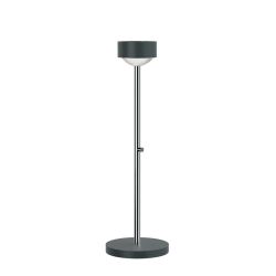 Top Light Puk Mini Eye Table LED-Tischleuchte-Anthrazit matt/Chrom-Glas mattiert-Höhe 470 mm-mit LED (2700K)