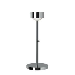 Top Light Puk Mini Eye Table LED-Tischleuchte-Chrom-Glas mattiert-Höhe 370 mm-mit LED (2700K)