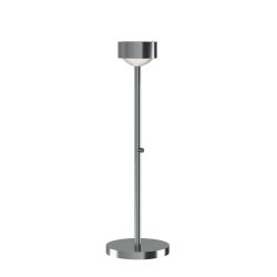 Top Light Puk Mini Eye Table LED-Tischleuchte-Chrom matt-kein Einsatz-Höhe 470 mm-mit LED (2700K)