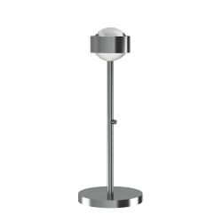 Top Light Puk Mini Eye Table LED-Tischleuchte-Chrom matt-Linse klar-Höhe 370 mm-mit LED (2700K)