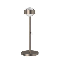 Top Light Puk Mini Eye Table LED-Tischleuchte-Nickel matt-Linse klar-Höhe 370 mm-mit LED (2700K)