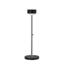 Top Light Puk Mini Eye Table LED-Tischleuchte-Schwarz matt/Chrom-kein Einsatz-Höhe 470 mm-mit LED (2700K)