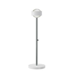 Top Light Puk Mini Eye Table LED-Tischleuchte-Weiß matt/Chrom-Linse matt-Höhe 470 mm-mit LED (2700K)
