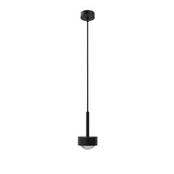 Top Light Puk Mini Long One Black White Edition LED-Pendelleuchte-Schwarz matt-Linse matt-mit LED (2800K)