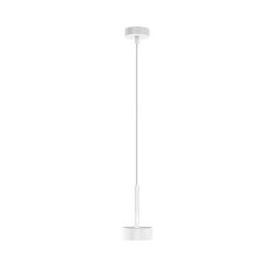 Top Light Puk Mini Long One Black White Edition LED-Pendelleuchte-Weiß matt-Glas mattiert-mit LED (2800K)