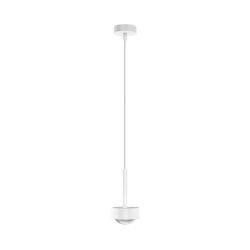 Top Light Puk Mini Long One Black White Edition LED-Pendelleuchte-Weiß matt-Linse klar-mit LED (2800K)