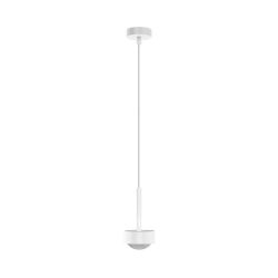 Top Light Puk Mini Long One Black White Edition LED-Pendelleuchte-Weiß matt-Linse matt-mit LED (2800K)