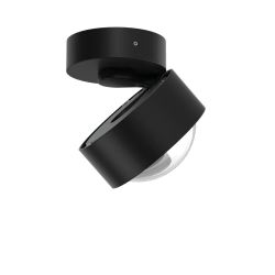 Top Light Puk Move Black Edition LED-Deckenleuchte-Schwarz matt-Linse klar-mit LED (2800K)