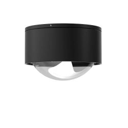 Top Light Puk One 2 Black Edition LED-Deckenleuchte-Schwarz matt-Linse klar-mit LED (2800K)