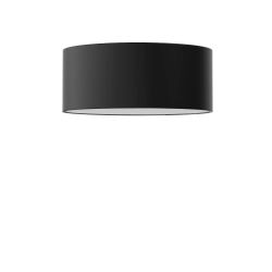 Top Light Puk One Black Edition LED-Deckenleuchte-Schwarz matt-Glas mattiert-mit LED (2800K)