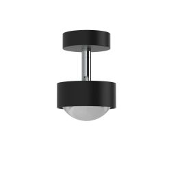 Top Light Puk Mini Turn LED-Deckenstrahler-Schwarz matt/Chrom-Downlight-Linse matt-mit LED (2700K)