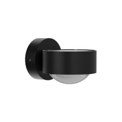 Top Light Puk Mini Wall Black White Edition LED-Wandleuchte-Schwarz matt-Glas matt-Linse matt-mit LED (2800K)