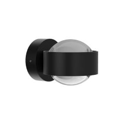 Top Light Puk Mini Wall Black White Edition LED-Wandleuchte-Schwarz matt-Linse klar-Linse matt-mit LED (2800K)