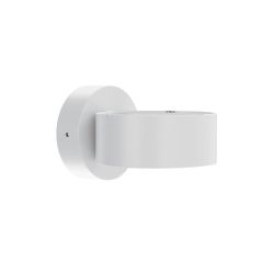 Top Light Puk Mini Wall Black White Edition LED-Wandleuchte-Weiß matt-kein Einsatz-kein Einsatz-mit LED (2800K)