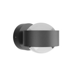 Top Light Puk Mini Wall Outdoor LED-Außenleuchte-Anthrazit matt-Linse matt-Linse klar-mit LED (2700K)