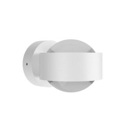 Top Light Puk Mini Wall Outdoor LED-Außenleuchte-Weiß matt-Linse matt-Linse matt-mit LED (2700K)