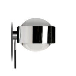 Top Light Puk Mirror + LED-Spiegeleinbauleuchte-Chrom-Linse klar-Linse matt-mit LED (2800K)