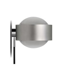 Top Light Puk Mirror + LED-Spiegeleinbauleuchte-Chrom matt-Linse matt-Linse matt-mit LED (2800K)