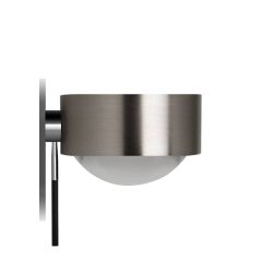 Top Light Puk Mirror + LED-Spiegeleinbauleuchte-Nickel matt-Glas matt-Linse matt-mit LED (2800K)