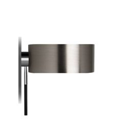 Top Light Puk Mirror + LED-Spiegeleinbauleuchte-Nickel matt-Glas/Glas-mit LED (2800K)