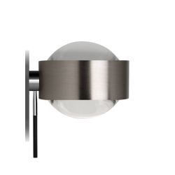 Top Light Puk Mirror + LED-Spiegeleinbauleuchte-Nickel matt-Linse klar-Linse matt-mit LED (2800K)