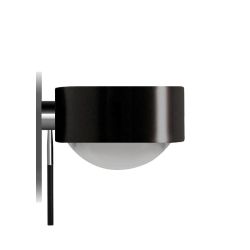 Top Light Puk Mirror + LED-Spiegeleinbauleuchte-Schwarz-Glas matt-Linse matt-mit LED (2800K)