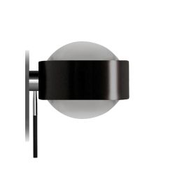 Top Light Puk Mirror + LED-Spiegeleinbauleuchte-Schwarz-Linse matt-Linse matt-mit LED (2800K)