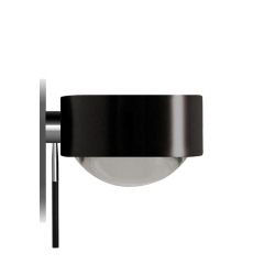 Top Light Puk Mirror + LED-Spiegeleinbauleuchte-Schwarz-Linse/Glas-mit LED (2800K)