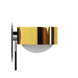 Top Light Puk Mirror + LED-Spiegeleinbauleuchte-Vergoldet-Glas matt-Linse matt-mit LED (2800K)