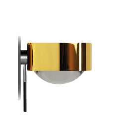 Top Light Puk Mirror + LED-Spiegeleinbauleuchte-Vergoldet-Linse/Glas-mit LED (2800K)