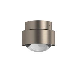 Top Light Puk Move LED-Deckenleuchte-Nickel matt-Linse klar-mit LED (2800K)