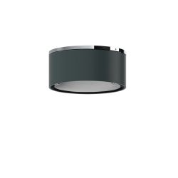 Top Light Puk One 2 LED-Deckenleuchte-Anthrazit matt/Chrom-Glas mattiert-mit LED (2800K)