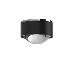 Top Light Puk One 2 LED-Deckenleuchte-Schwarz matt/Chrom-Linse klar-mit LED (2800K)