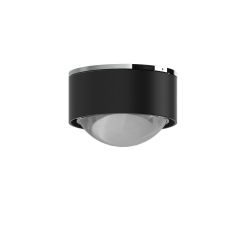 Top Light Puk One 2 LED-Deckenleuchte-Schwarz matt/Chrom-Linse matt-mit LED (2800K)