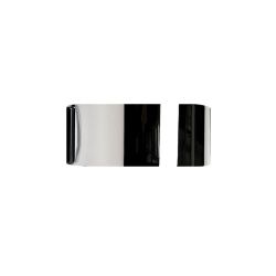 Top Light Puk Side Twin Wand-/Deckenleuchte-Chrom-Armlänge 20 cm-kein Einsatz-kein Einsatz