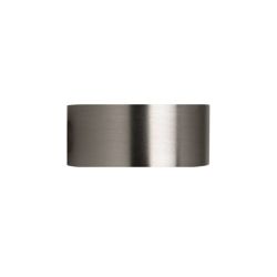 Top Light Puk Side Twin Wand-/Deckenleuchte-Nickel matt-Armlänge 10 cm-kein Einsatz-kein Einsatz
