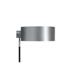 Top Light Puk Wing Single LED-Wandleuchte-Chrom matt-Armlänge 30 cm-Glas matt-Glas matt-mit LED (2800K)