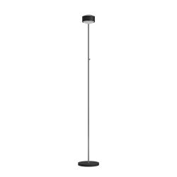 Top Light Puk! 120 Eye Floor Avantgarde LED-Stehleuchte-Schwarz matt/Chrom-Linse klar-mit LED (2700K)