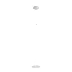Top Light Puk! 120 Eye Floor Avantgarde LED-Stehleuchte-Weiß matt/Chrom-Linse matt-mit LED (2700K)