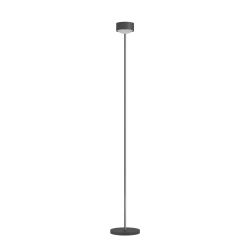 Top Light Puk! 120 Eye Floor Stehleuchte-Anthrazit matt/Chrom-Glas mattiert-ohne Dimmer