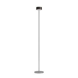 Top Light Puk! 120 Eye Floor Stehleuchte-Black Wood/Chrom-Glas mattiert-ohne Dimmer