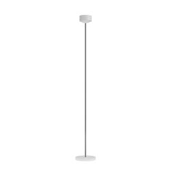 Top Light Puk! 120 Eye Floor Stehleuchte-Weiß matt/Chrom-Glas mattiert-ohne Dimmer