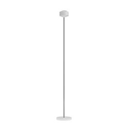 Top Light Puk! 120 Eye Floor Stehleuchte-Weiß matt/Chrom-Linse klar-ohne Dimmer