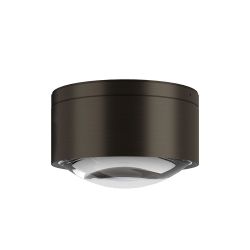 Top Light Puk! 160 One Avantgarde LED-Deckenleuchte-Black Wood-Linse klar-mit LED (2700K)