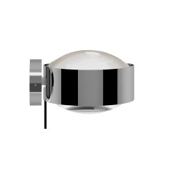 Top Light Puk! 160 Wall Avantgarde LED-Wandleuchte-Chrom-Linse klar-Linse matt-mit LED (2700K)