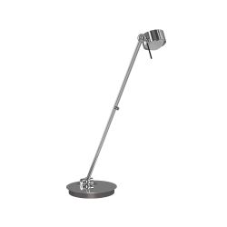 Top Light Puk! 80 Table Avantgarde LED-Tischleuchte-Chrom-Glas matt-Linse matt-Höhe 600 mm-mit LED (2700K)