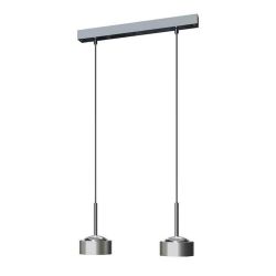 Top Light Puk Maxx Choice Drop 450 LED-Pendelleuchte-Nickel matt-kein Einsatz-mit LED (2700K)