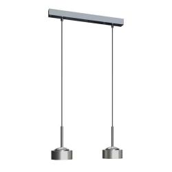 Top Light Puk Maxx Choice Drop 450 LED-Pendelleuchte-Nickel matt-Glas mattiert-mit LED (2700K)