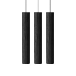 UMAGE Chimes Cluster 3 LED-Pendelleuchte-Eiche schwarz-mit LED (3000K)